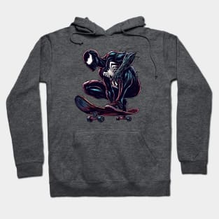 Unleash the Edge: Captivating Anti-Hero Skateboard Art Prints for a Modern and Rebellious Ride! Hoodie